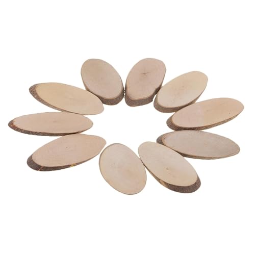 QQNQQ Holzscheiben, 10 Stück, 70–90 mm, Holzscheitscheiben, oval, for Hochzeiten, Brandmalerei, rustikales DIY-Basteldekor QQNQQ Holzscheiben, 10 Stück, 70–90 mm, Holzscheitscheiben, oval, for Hochzeiten, Brandmalerei, rustikales DIY-Basteldekor von QQNQQ
