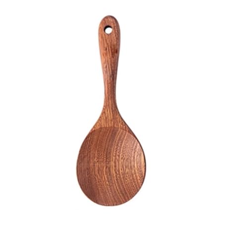 Reislöffel, Küchen-Reis-Servierlöffel, Holz-Reislöffel, Haushalts-Reis-Servierspatel von QQNQQ