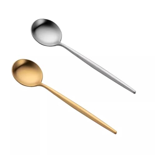 Reislöffel, Servierlöffel Haushaltslöffel aus Edelstahl Reislöffel mit langem Griff Reislöffel, Servierlöffel Haushaltslöffel aus Edelstahl Reislöffel mit langem Griff von QQNQQ