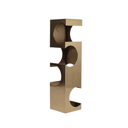 Rotweinregal, Weinregal for 4 Flaschen, Weinlagerhalter aus Metall, modernes freistehendes Weinregal, eleganter und minimalistischer vertikaler Weinlager-Organizer for die Bar zu Hause, Küche, Arbeits Rotweinregal, Weinregal for 4 Flaschen, Weinlagerhalter aus Metall, modernes freistehendes Weinregal, eleganter und minimalistischer vertikaler Weinlager-Organizer for die Bar zu Hause, Küche, Arbeits von QQNQQ