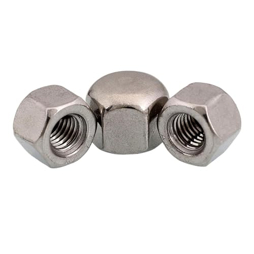 Sechskantmutter, Sechskantmuttern, Hutmutter, Muttern M3 M4 M5 M6 M8 M10 M12 M14 M16 304 Edelstahl Sechskant Dekorative kurze niedrige Abdeckkappe Blinde Hutmutter(M14) von QQNQQ