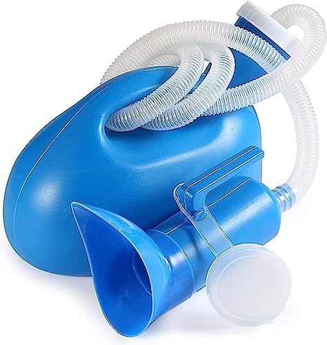 Urinalflaschen for Männer, Homecraft Männliches Urinal, Urinflaschen for Männer und Frauen, Urinal-Pissflasche, universell tragbar, 2000 ml, mit weiblichem Adapter for Camping, Auto und Reisen von QQNQQ