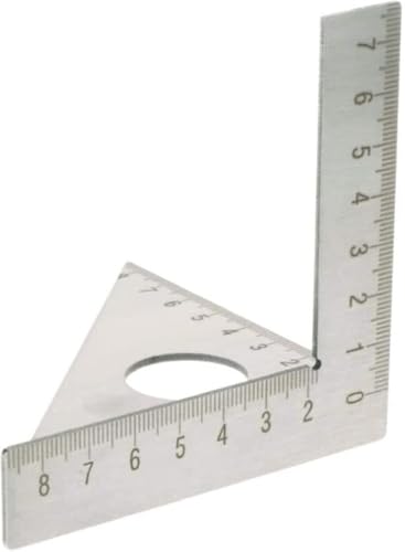 Winkelmesser, Winkellineal, Edelstahl-Holzbearbeitungswinkel, 90 Grad, 45 °, Stahllineal, Winkeldrehlineal, multifunktionales Holzbearbeitungslineal Winkelmesser, Winkellineal, Edelstahl-Holzbearbeitungswinkel, 90 Grad, 45 °, Stahllineal, Winkeldrehlineal, multifunktionales Holzbearbeitungslineal von QQNQQ
