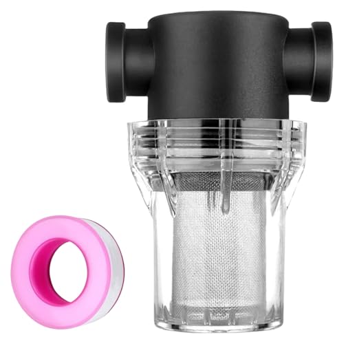 1/2" 3/4" 1" Kunststoff-Rohrleitungsfilter, 40/80 Mesh Innengewindesieb for Wasserpumpen, Bewässerung und Haushalt(1"80 Mesh) von QQPQQ