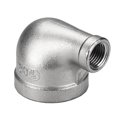 1 Stück 304 Edelstahl 90° Reduzierstück, Rohrverschraubung mit Innengewinde, 1/4 Zoll auf 1-1/4 Zoll, SS304-Anschluss for Sanitär- und Wassersysteme(2 to 1-1l4 Inch) von QQPQQ