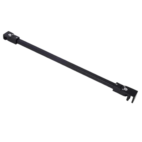 1 Stück verstellbarer Stützarm for Duschtüren aus Edelstahl, Wand-Glas-Halterung for 8–10 mm rahmenloses Glas, robuste Badezimmer-Hardware(Black,40CM) von QQPQQ