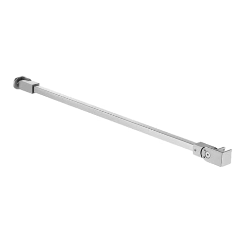 1 Stück verstellbarer Stützarm for Duschtüren aus Edelstahl, Wand-Glas-Halterung for 8–10 mm rahmenloses Glas, robuste Badezimmer-Hardware(Silver,120CM) von QQPQQ