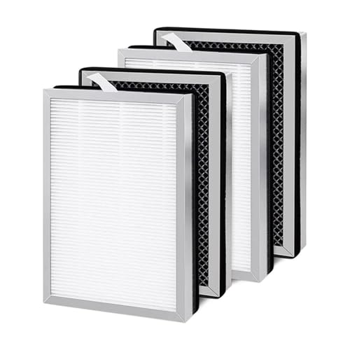 Ersatzfilter, kompatibel mit Medify, MA-25 Luftreiniger 3 in 1 mit Vorfilter H13 True HEPA-Filter und Kohlefiltersieb von QQTRXGWHX