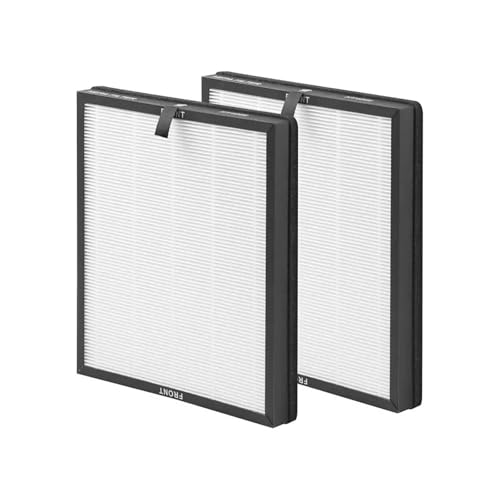 HEPA-Filter, kompatibel mit MORENTO, HY4866 Luftreiniger H13 Ture HEPA-Filter, Ersatzsieb Ersatzteile(2PCS) von QQTRXGWHX