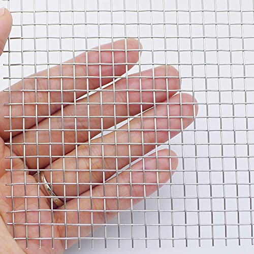 Hühnerdrahtgeflecht, Kaninchendraht,Edelstahl 304 Gewebtes Drahtgeflecht, Gartennetz Für Gartengehäuse Und DIY Home Dekors, 1 * 1m (Size : 1x2m) von QQXY