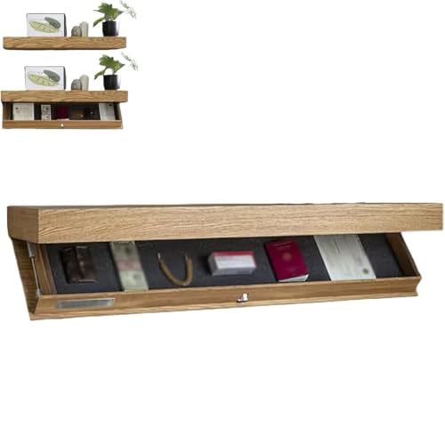 Magicflap Designer-Regal mit, Magicflap Designer-Regal mit Geheimfach, verdecktes schwebendes Regal, moderne Inneneinrichtung, 2025 neues verdecktes schwebendes Regal, ideal for Wohnzimmer oder Büro(N Magicflap Designer-Regal mit, Magicflap Designer-Regal mit Geheimfach, verdecktes schwebendes Regal, moderne Inneneinrichtung, 2025 neues verdecktes schwebendes Regal, ideal for Wohnzimmer oder Büro(N von QQZIZHPI