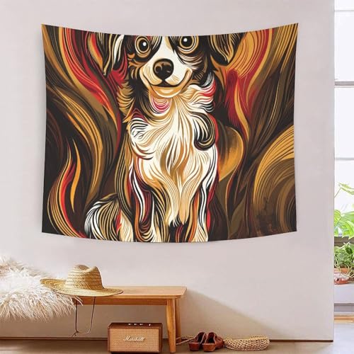 QQZNFTBVF AUSTRALIAN SHEPHERD 3D Printing Tapestry for Living Room Bedroom Decorations Wall Hanging Home Decor Meditation Blanket 100cmx150cm QQZNFTBVF AUSTRALIAN SHEPHERD 3D Printing Tapestry for Living Room Bedroom Decorations Wall Hanging Home Decor Meditation Blanket 100cmx150cm von QQZNFTBVF