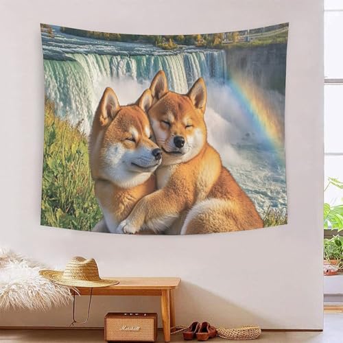 QQZNFTBVF Akita Dog 3D Printing Tapestry for Living Room Bedroom Decorations Wall Hanging Home Decor Beach Blanket 100cmx150cm QQZNFTBVF Akita Dog 3D Printing Tapestry for Living Room Bedroom Decorations Wall Hanging Home Decor Beach Blanket 100cmx150cm von QQZNFTBVF
