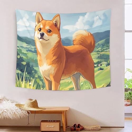 QQZNFTBVF Akita Dog 3D Printing Tapestry for Living Room Bedroom Decorations Wall Hanging Home Decor Poster 100cmx150cm QQZNFTBVF Akita Dog 3D Printing Tapestry for Living Room Bedroom Decorations Wall Hanging Home Decor Poster 100cmx150cm von QQZNFTBVF
