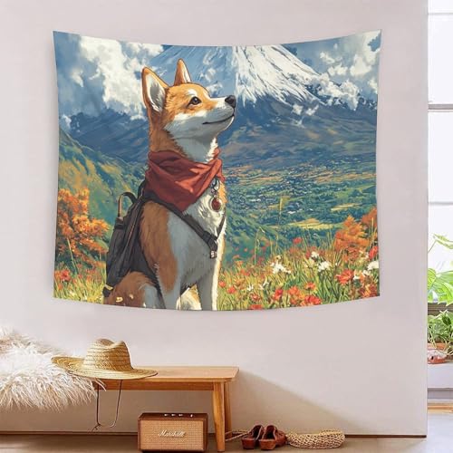 QQZNFTBVF Akita Dog 3D Printing Tapestry for Living Room Bedroom Decorations Wall Hanging Home Decor Wall Decor Blanket 70cmx100cm QQZNFTBVF Akita Dog 3D Printing Tapestry for Living Room Bedroom Decorations Wall Hanging Home Decor Wall Decor Blanket 70cmx100cm von QQZNFTBVF