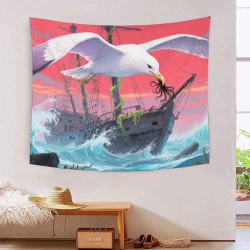 QQZNFTBVF Albatross 3D Printing Tapestry for Living Room Bedroom Decorations Wall Hanging Home Decor Wall Tapestries 130cmx150cm QQZNFTBVF Albatross 3D Printing Tapestry for Living Room Bedroom Decorations Wall Hanging Home Decor Wall Tapestries 130cmx150cm von QQZNFTBVF