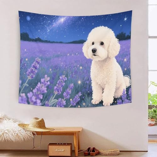 QQZNFTBVF Bichon Frise 3D Printing Tapestry for Living Room Bedroom Decorations Wall Hanging Home Decor Wall Decor Blanket 70cmx100cm QQZNFTBVF Bichon Frise 3D Printing Tapestry for Living Room Bedroom Decorations Wall Hanging Home Decor Wall Decor Blanket 70cmx100cm von QQZNFTBVF