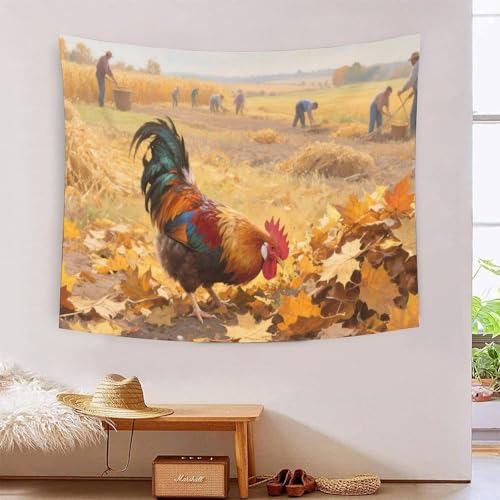 QQZNFTBVF Chicken 3D Printing Tapestry for Living Room Bedroom Decorations Wall Hanging Home Decor Poster 100cmx150cm von QQZNFTBVF
