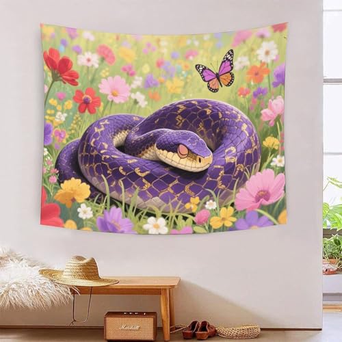 QQZNFTBVF Cobra 3D Printing Tapestry for Living Room Bedroom Decorations Wall Hanging Home Decor Poster 70cmx100cm von QQZNFTBVF
