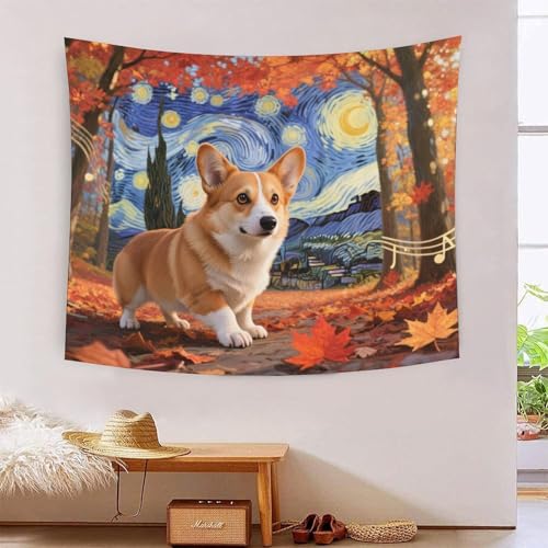 QQZNFTBVF Corgi 3D Printing Tapestry for Living Room Bedroom Decorations Wall Hanging Home Decor Bedding 130cmx150cm QQZNFTBVF Corgi 3D Printing Tapestry for Living Room Bedroom Decorations Wall Hanging Home Decor Bedding 130cmx150cm von QQZNFTBVF