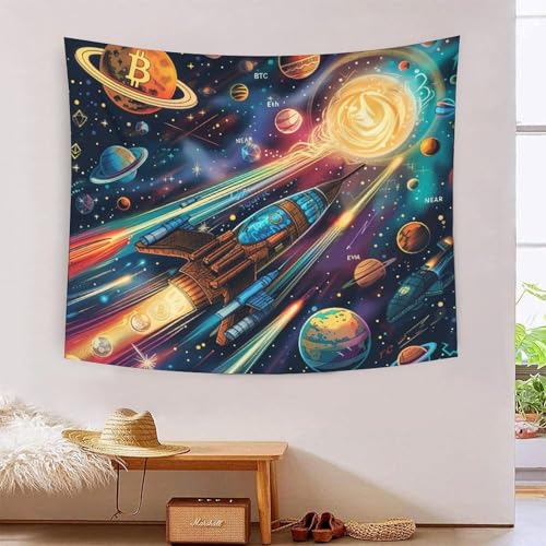 QQZNFTBVF Dream Space 3D Printing Tapestry for Living Room Bedroom Decorations Wall Hanging Home Decor Poster 130cmx150cm von QQZNFTBVF