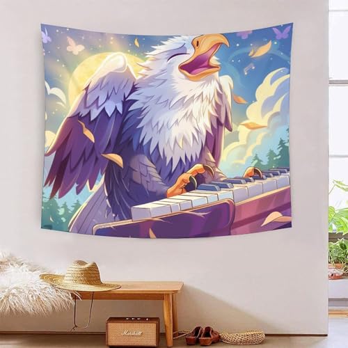 QQZNFTBVF Eagle 3D Printing Tapestry for Living Room Bedroom Decorations Wall Hanging Home Decor Wall Decor Blanket 130cmx150cm QQZNFTBVF Eagle 3D Printing Tapestry for Living Room Bedroom Decorations Wall Hanging Home Decor Wall Decor Blanket 130cmx150cm von QQZNFTBVF