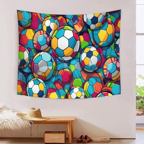 QQZNFTBVF Football 3D Printing Tapestry for Living Room Bedroom Decorations Wall Hanging Home Decor Poster 100cmx150cm QQZNFTBVF Football 3D Printing Tapestry for Living Room Bedroom Decorations Wall Hanging Home Decor Poster 100cmx150cm von QQZNFTBVF