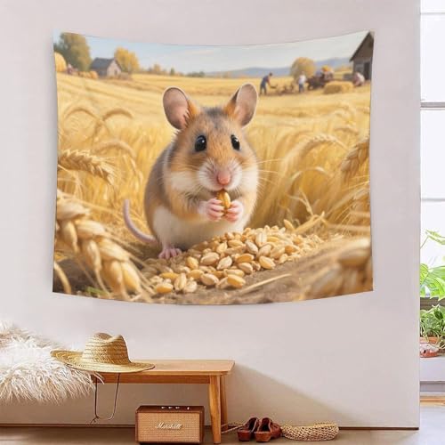 QQZNFTBVF Hamster 3D Printing Tapestry for Living Room Bedroom Decorations Wall Hanging Home Decor Beach Blanket 150cmx200cm QQZNFTBVF Hamster 3D Printing Tapestry for Living Room Bedroom Decorations Wall Hanging Home Decor Beach Blanket 150cmx200cm von QQZNFTBVF
