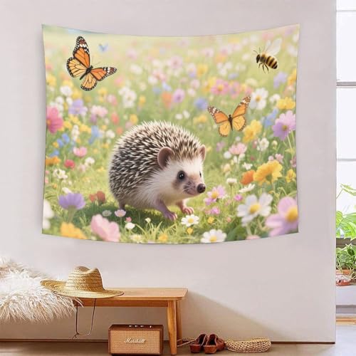 QQZNFTBVF Hedgehog 3D Printing Tapestry for Living Room Bedroom Decorations Wall Hanging Home Decor Poster 70cmx100cm QQZNFTBVF Hedgehog 3D Printing Tapestry for Living Room Bedroom Decorations Wall Hanging Home Decor Poster 70cmx100cm von QQZNFTBVF