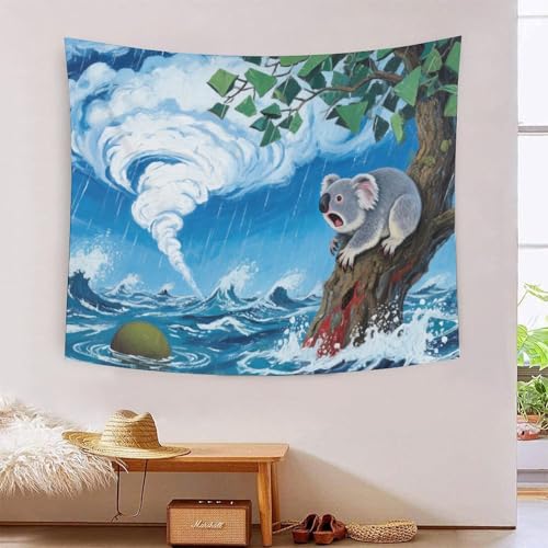 QQZNFTBVF Koala 3D Printing Tapestry for Living Room Bedroom Decorations Wall Hanging Home Decor Beach Blanket 70cmx100cm QQZNFTBVF Koala 3D Printing Tapestry for Living Room Bedroom Decorations Wall Hanging Home Decor Beach Blanket 70cmx100cm von QQZNFTBVF