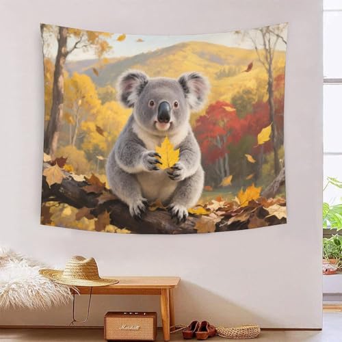 QQZNFTBVF Koala 3D Printing Tapestry for Living Room Bedroom Decorations Wall Hanging Home Decor Wall Decor Blanket 180cmx230cm QQZNFTBVF Koala 3D Printing Tapestry for Living Room Bedroom Decorations Wall Hanging Home Decor Wall Decor Blanket 180cmx230cm von QQZNFTBVF