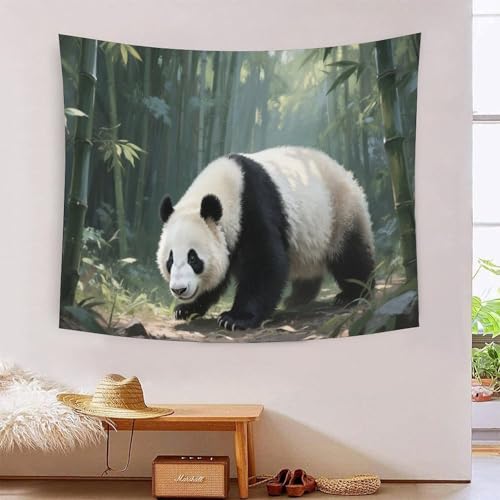 QQZNFTBVF Panda 3D Printing Tapestry for Living Room Bedroom Decorations Wall Hanging Home Decor Meditation Blanket 100cmx150cm QQZNFTBVF Panda 3D Printing Tapestry for Living Room Bedroom Decorations Wall Hanging Home Decor Meditation Blanket 100cmx150cm von QQZNFTBVF