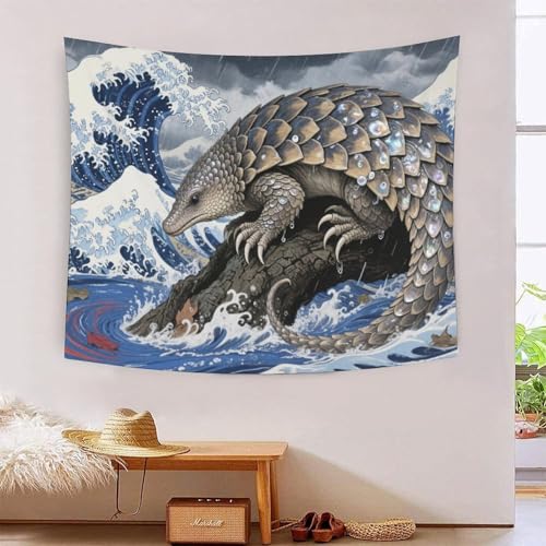 QQZNFTBVF Pangolin 3D Printing Tapestry for Living Room Bedroom Decorations Wall Hanging Home Decor Beach Blanket 150cmx200cm QQZNFTBVF Pangolin 3D Printing Tapestry for Living Room Bedroom Decorations Wall Hanging Home Decor Beach Blanket 150cmx200cm von QQZNFTBVF