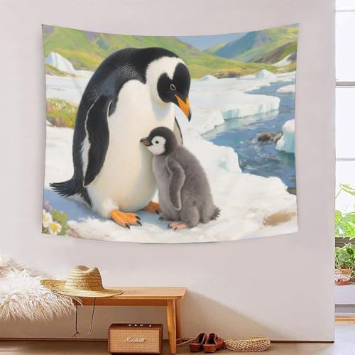 QQZNFTBVF Penguin 3D Printing Tapestry for Living Room Bedroom Decorations Wall Hanging Home Decor Wall Tapestries 70cmx100cm QQZNFTBVF Penguin 3D Printing Tapestry for Living Room Bedroom Decorations Wall Hanging Home Decor Wall Tapestries 70cmx100cm von QQZNFTBVF