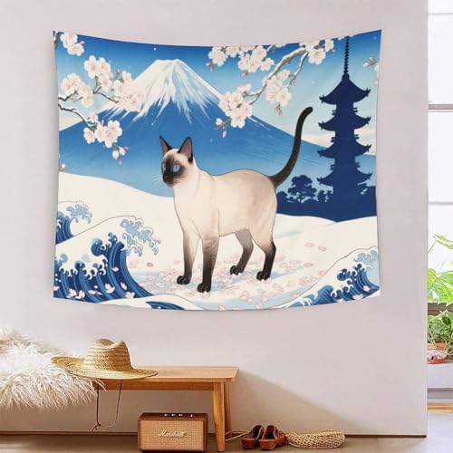 QQZNFTBVF Persian Cat 3D Printing Tapestry for Living Room Bedroom Decorations Wall Hanging Home Decor Wall Decor Blanket 100cmx150cm QQZNFTBVF Persian Cat 3D Printing Tapestry for Living Room Bedroom Decorations Wall Hanging Home Decor Wall Decor Blanket 100cmx150cm von QQZNFTBVF
