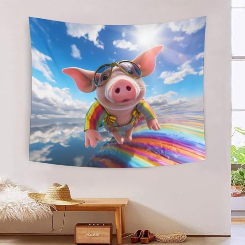 QQZNFTBVF Pink Pigs 3D Printing Tapestry for Living Room Bedroom Decorations Wall Hanging Home Decor Beach Blanket 130cmx150cm QQZNFTBVF Pink Pigs 3D Printing Tapestry for Living Room Bedroom Decorations Wall Hanging Home Decor Beach Blanket 130cmx150cm von QQZNFTBVF