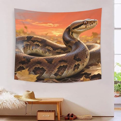 QQZNFTBVF Python 3D Printing Tapestry for Living Room Bedroom Decorations Wall Hanging Home Decor Beach Blanket 130cmx150cm QQZNFTBVF Python 3D Printing Tapestry for Living Room Bedroom Decorations Wall Hanging Home Decor Beach Blanket 130cmx150cm von QQZNFTBVF