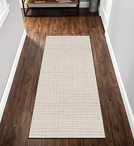 QQrunner Beige Teppich Läufer Flur 90x250cm Gestreift Küchenteppich Läufer rutschfest Lang Teppichläufer Schlafzimmer Korridor 40-120cm Breit, Anpassbare Größe QQrunner Beige Teppich Läufer Flur 90x250cm Gestreift Küchenteppich Läufer rutschfest Lang Teppichläufer Schlafzimmer Korridor 40-120cm Breit, Anpassbare Größe von QQrunner