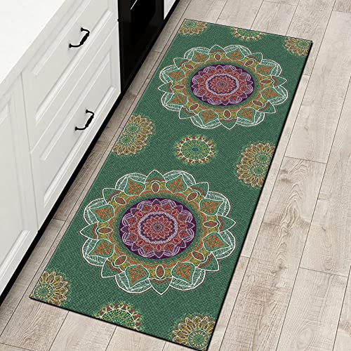 QQrunner Kücheläufer Teppich Läufer Lang Flur Küche rutschfest Waschbar Grün 80x120cm Meterware Marokko Teppichmatten Waschbar Korridor Wohnzimmer Schlafzimmer 40-120cm Breit, Anpassbare Größe QQrunner Kücheläufer Teppich Läufer Lang Flur Küche rutschfest Waschbar Grün 80x120cm Meterware Marokko Teppichmatten Waschbar Korridor Wohnzimmer Schlafzimmer 40-120cm Breit, Anpassbare Größe von QQrunner
