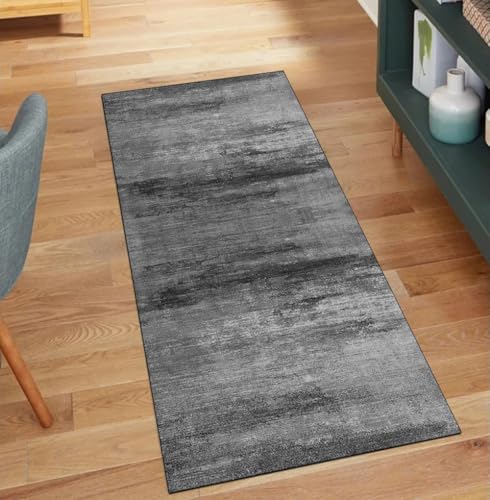 QQrunner Läuferflur Teppich rutschfest Küche 100x1400CM Abstrakt Küchenteppich Teppichläufer Meterware Waschbar Lang Schwarz Kücheläufer Korridor Polyester Wohnzimmer Schlafzimmer QQrunner Läuferflur Teppich rutschfest Küche 100x1400CM Abstrakt Küchenteppich Teppichläufer Meterware Waschbar Lang Schwarz Kücheläufer Korridor Polyester Wohnzimmer Schlafzimmer von QQrunner