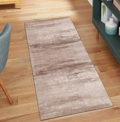 QQrunner Läuferflur Teppich rutschfest Küche 60x80CM Abstrakt Küchenteppich Teppichläufer Meterware Waschbar Lang Braun Korridor Kücheläufer QQrunner Läuferflur Teppich rutschfest Küche 60x80CM Abstrakt Küchenteppich Teppichläufer Meterware Waschbar Lang Braun Korridor Kücheläufer von QQrunner