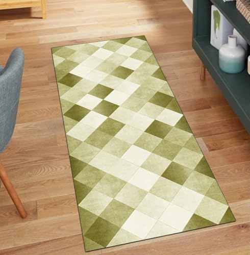 QQrunner Teppich Läufer Flur, Waschbar rutschfest Patchwork 100x500CM Teppichläufer Küchenteppich Meterware Lang Gelb Korridor Kücheläufer QQrunner Teppich Läufer Flur, Waschbar rutschfest Patchwork 100x500CM Teppichläufer Küchenteppich Meterware Lang Gelb Korridor Kücheläufer von QQrunner