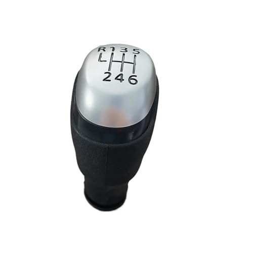 QRDKKL Auto Schaltknauf Für Clio 4 IV MK4 2012-2019 5 6 Geschwindigkeit Schaltknauf Manuelle Stick Kopf Shifter Hebel Griff(Matt 6 Speed) von QRDKKL