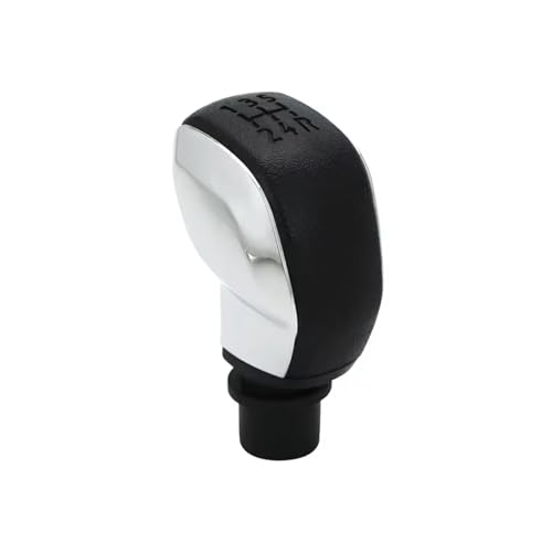 QRDKKL Auto Schaltknauf Für Peugeot 208 301 2008 308 Manuelle Auto 5 Geschwindigkeit Getriebe Stick Schalthebel Kopf Ball(Bright Silver) von QRDKKL