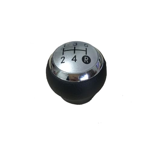 QRDKKL Auto Schaltknauf Für Toyota Für Avensis Für Yaris D4D Für Urban Für Rav4 Für Cruiser Auto Schaltknauf 5 Gang 6 Geschwindigkeit(12345R silver) von QRDKKL