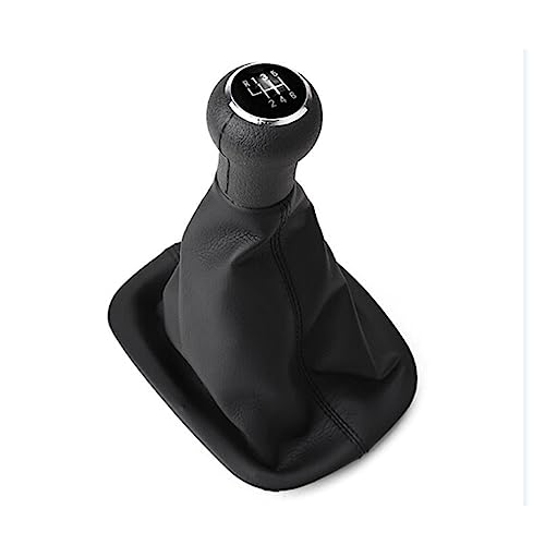QRDKKL Auto Schaltknauf Für VW Für Passat B5 B5.5 1998-2004 Für B5 FL 2000-2005 5 6-Gang-Schaltknauf Mit Gaitor(6speed) von QRDKKL