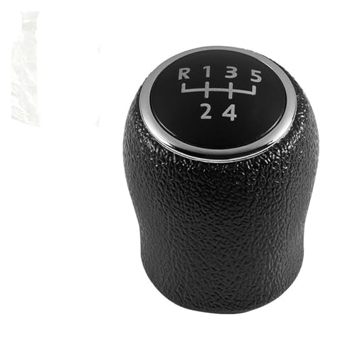 QRDKKL Auto Schaltknauf Für VW T6 T7 Für Transporter Für Multivan Für Caravelle 2016-2020 5 6 Geschwindigkeit Schaltknauf Gamasche Boot Abdeckung Fall(5 Speed Knob Black) von QRDKKL