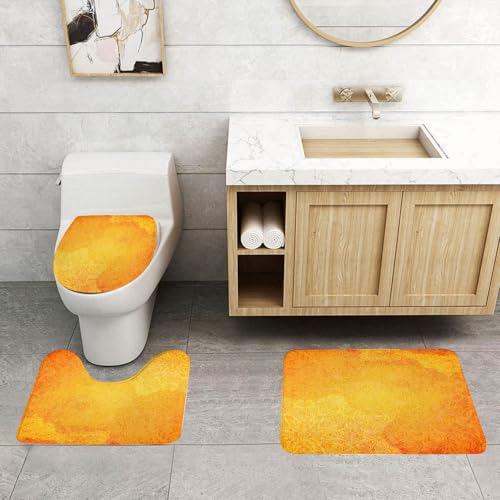QRFASFZO 3 Stück Badematten und WC Vorleger Microfaser Weiches Badteppich badvorleger rutschfest Waschbar Badezimmerteppich Set,Indische Stammes-Orange-Muster-Vektor-Illustration eps10 QRFASFZO 3 Stück Badematten und WC Vorleger Microfaser Weiches Badteppich badvorleger rutschfest Waschbar Badezimmerteppich Set,Indische Stammes-Orange-Muster-Vektor-Illustration eps10 von QRFASFZO