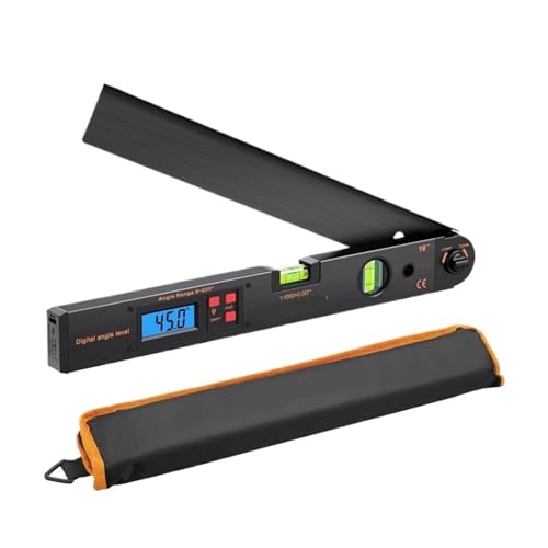 0-225 Grad LCD Digital Neigungsmesser Winkelmesser Ebene Edelstahl Winkel Lineal 0-225 Grad LCD Digital Neigungsmesser Winkelmesser Ebene Edelstahl Winkel Lineal von QRNHPJLJK