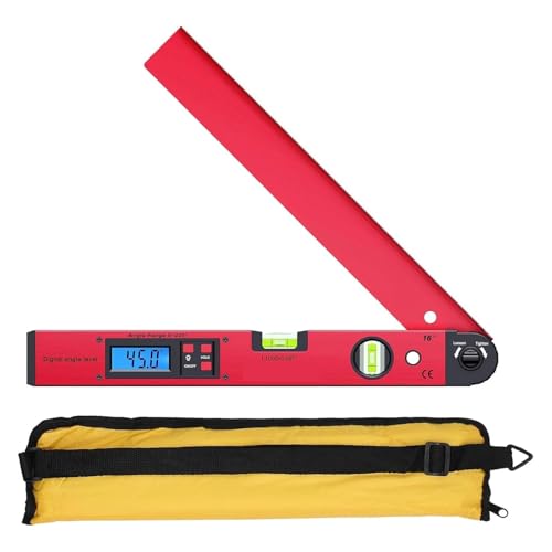0~225 ° LCD Digitaler Winkelmesser Wasserwaage Winkelmessgerät mit Tragetasche von QRNHPJLJK